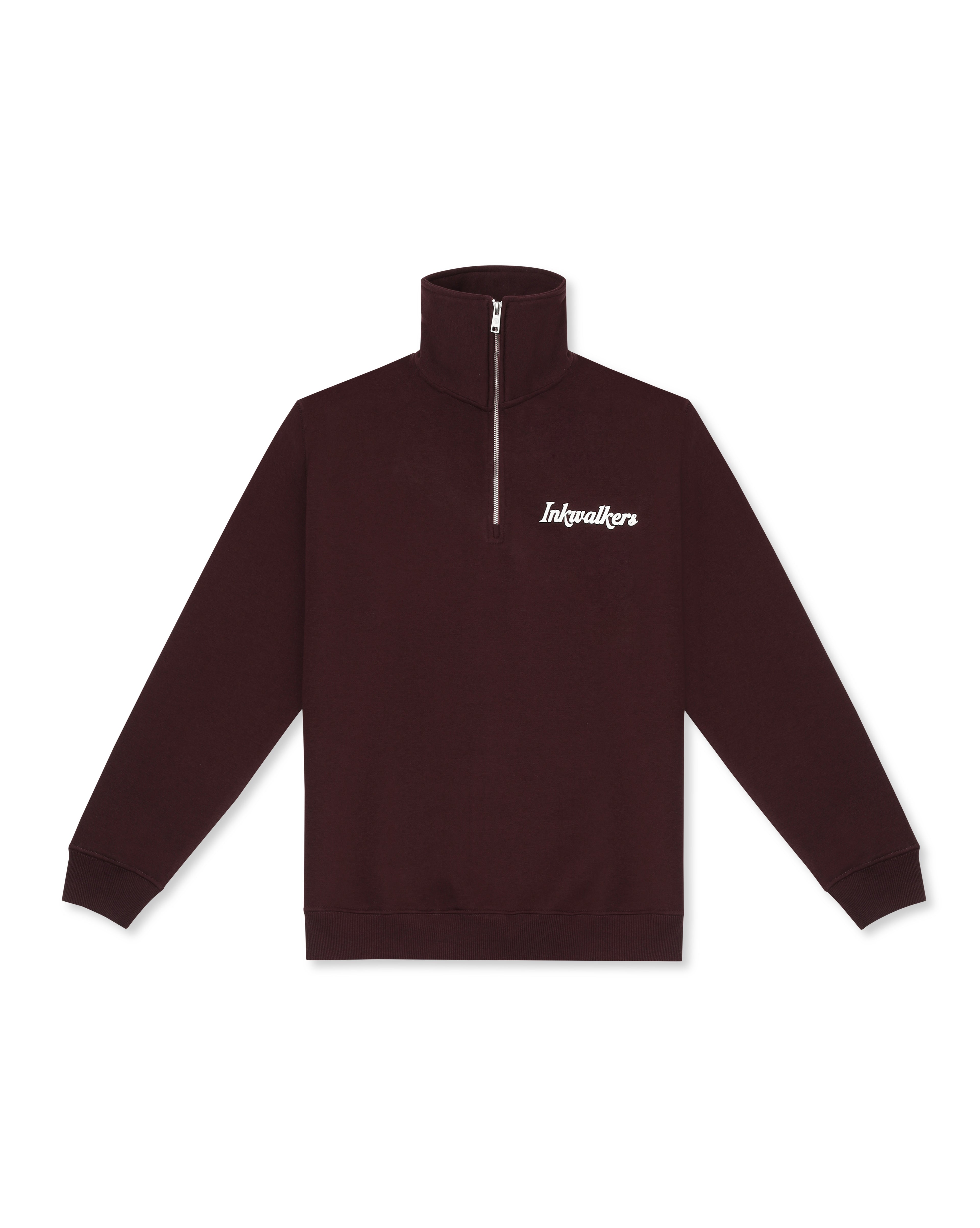 VINTAGE QUARTER ZIP UP - WINE