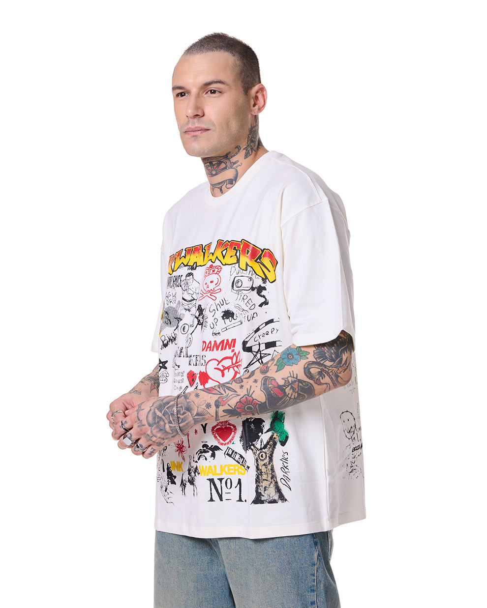 THE DOODLE TEE - WHITE