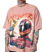 VICTORY LAP TEE - FADED ROSE