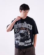 THE GEAR UP TEE - BLACK WASHED