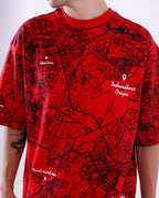 THE ORIGIN MAP TEE - RED