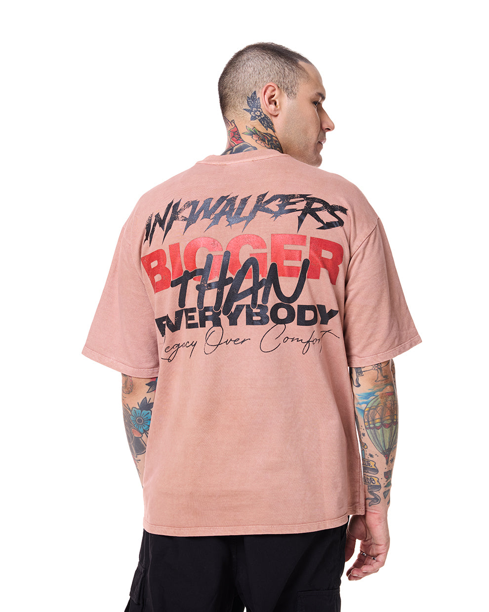 VICTORY LAP TEE - FADED ROSE
