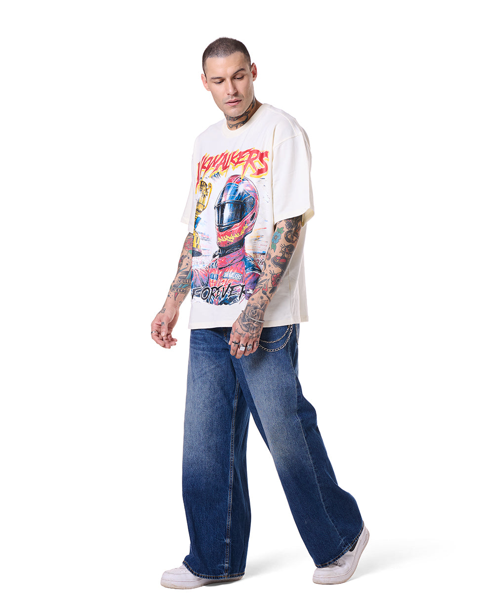 VICTORY LAP TEE - WHITE