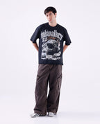 THE GEAR UP TEE - BLACK WASHED