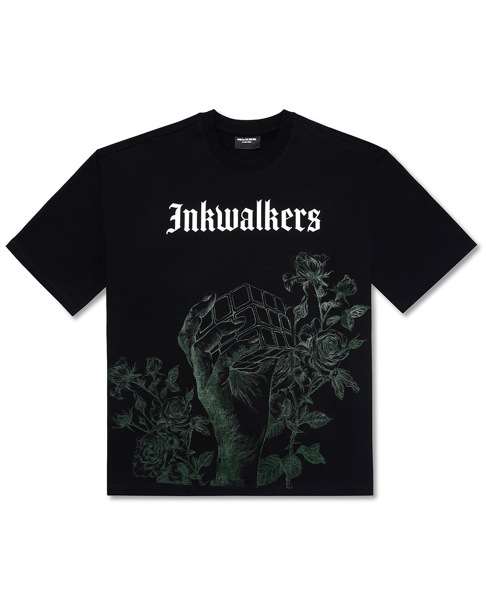 THE ETERNAL TEE - BLACK/GREEN