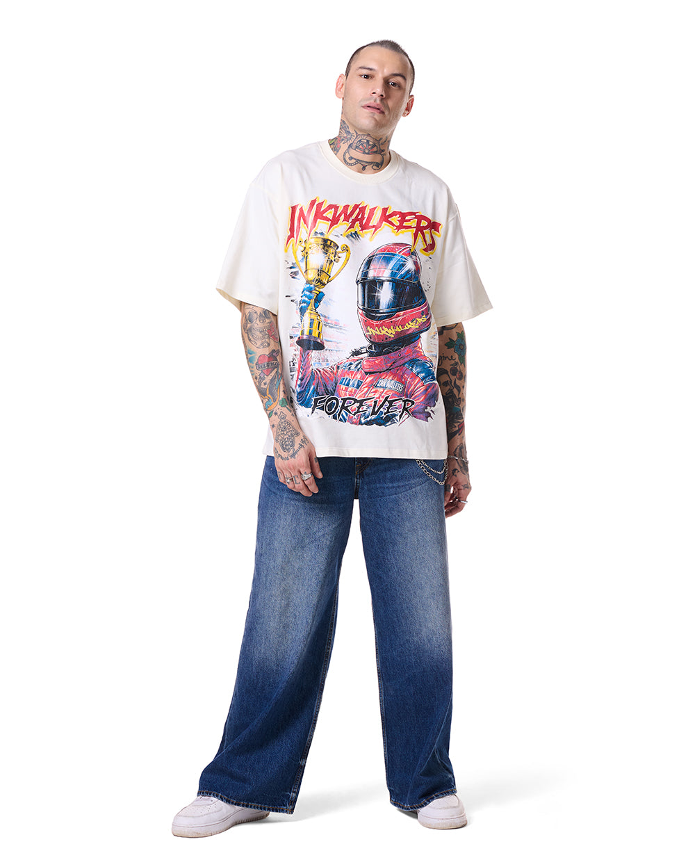 VICTORY LAP TEE - WHITE