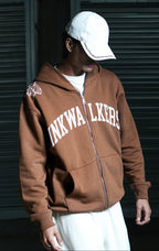 THE EXCEPTION ZIP UP - BROWN