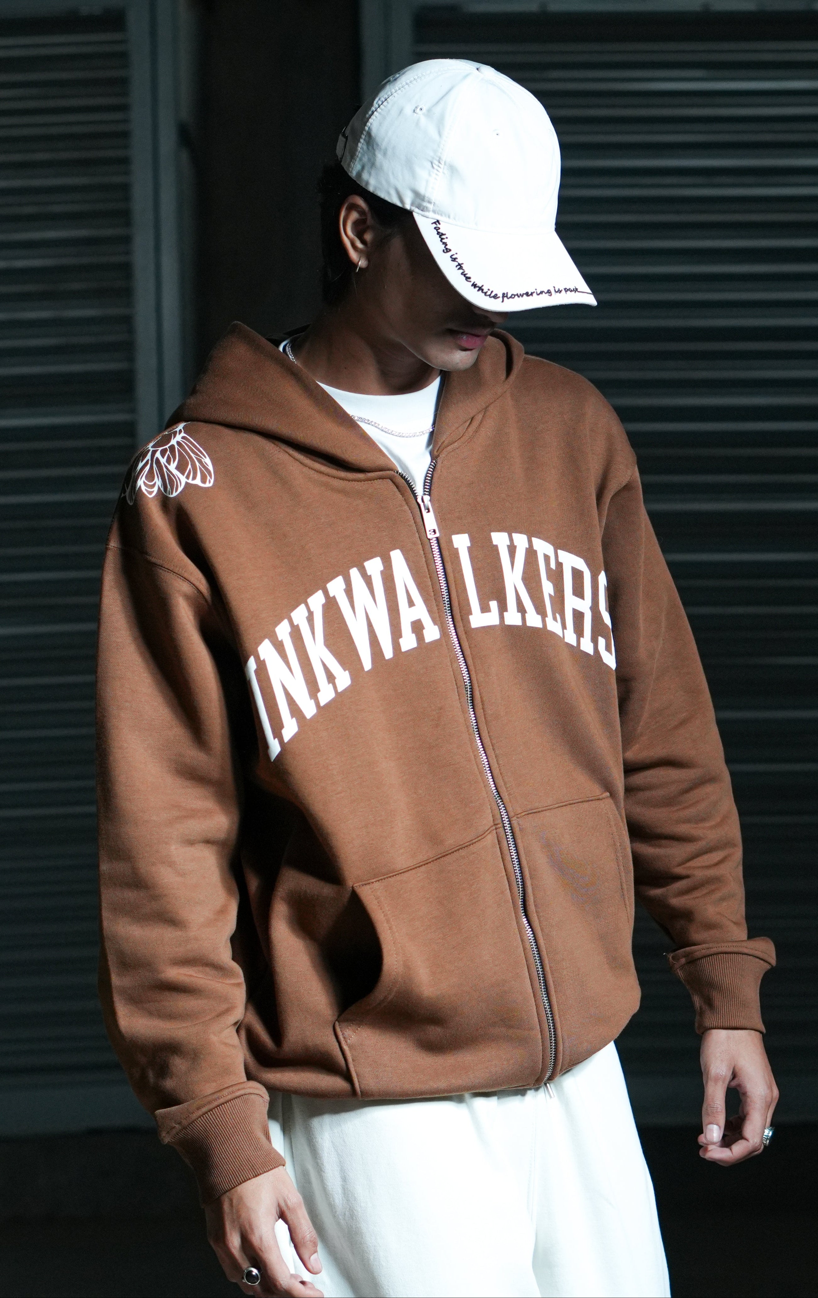 THE EXCEPTION ZIP UP - BROWN