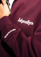 VINTAGE QUARTER ZIP UP - WINE
