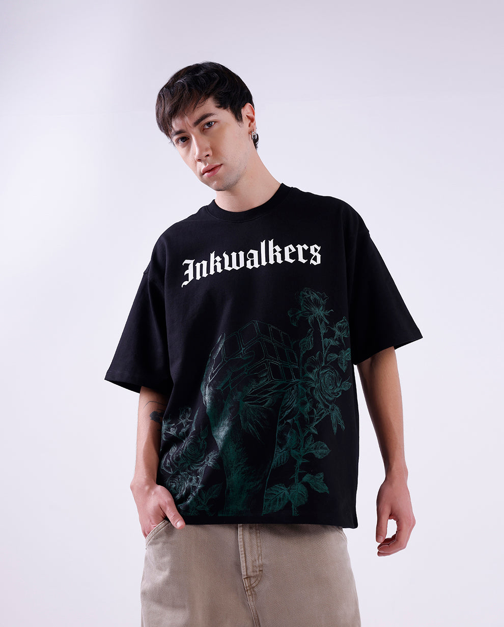 THE ETERNAL TEE - BLACK/GREEN
