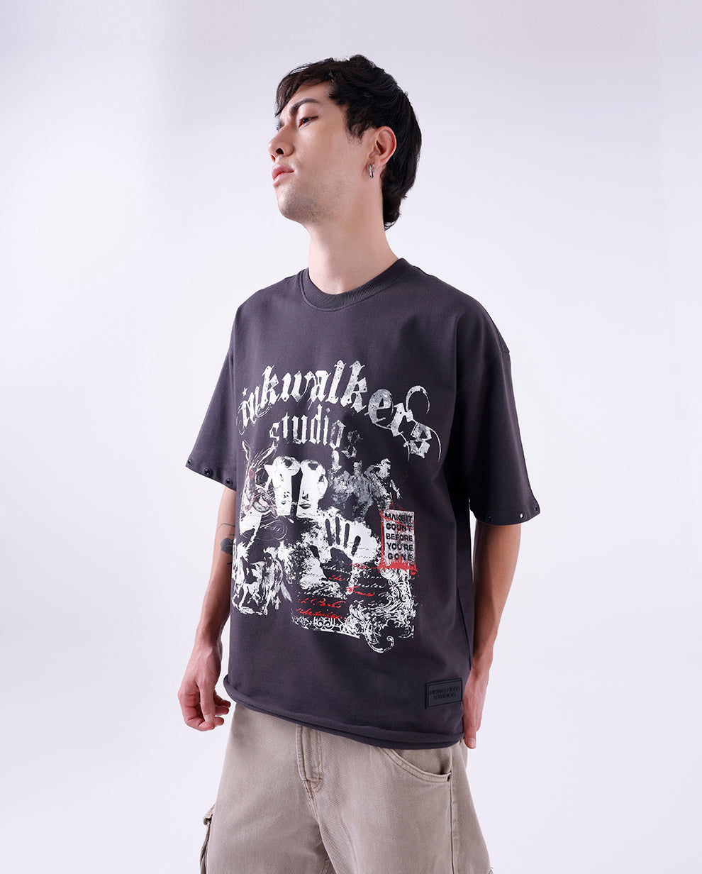 THE GLITCH TEE - GREY