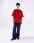 THE ORIGIN MAP TEE - RED