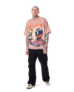 VICTORY LAP TEE - FADED ROSE