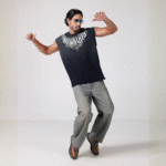 Kisses not promises tank - Navy - Image 6