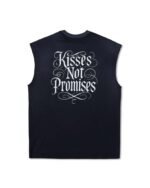 Kisses not promises tank - Navy